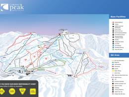 Pistenplan Coronet Peak