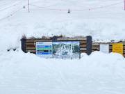 Pistenplan und Ausschilderung im Skigebiet Snow King Mountain