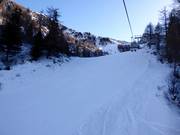 Schwere Piste Hexenschuss