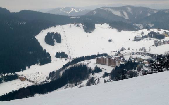 Große Fatra (Veľká Fatra): Größe der Skigebiete – Größe Donovaly (Park Snow)