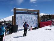 Informationstafel beim Park City Mountain Village