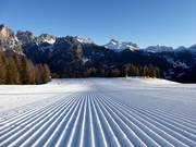 Erstklassige Pistenpräparierung im Skigebiet Civetta
