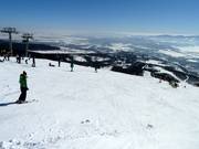 Blick von der Bergstation bis zur Talstation