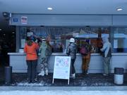 Freundliches Kassenpersonal