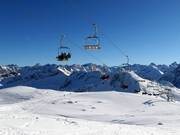 Koblatbahn - 4er Sesselbahn fix geklemmt