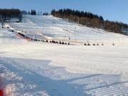 Blick über die Pisten von Harenda