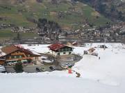 Eines der wenigen kleinen Hotels im Espace Diamant: direkt an der Sesselbahn Rosière in Praz sur Arly 