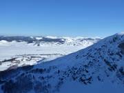 Blick von Savin Kuk in Richtung Osten