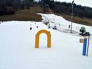 Blick auf das Skigebiet U Gruloka