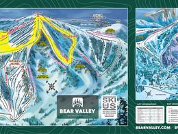 Pistenplan Bear Valley