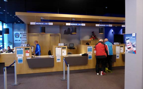 3 Zinnen Dolomiten: Sauberkeit der Skigebiete – Sauberkeit 3 Zinnen Dolomiten – Helm/Stiergarten/Rotwand/Kreuzbergpass