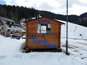 Skipasskasse im Skigebiet Lokve