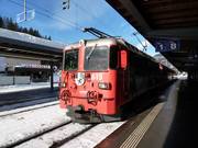 Die Rhätische Bahn verbindet Klosters und Davos
