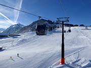 Blick von der Maiskogelbahn auf Maiskogel und Kitzsteinhorn