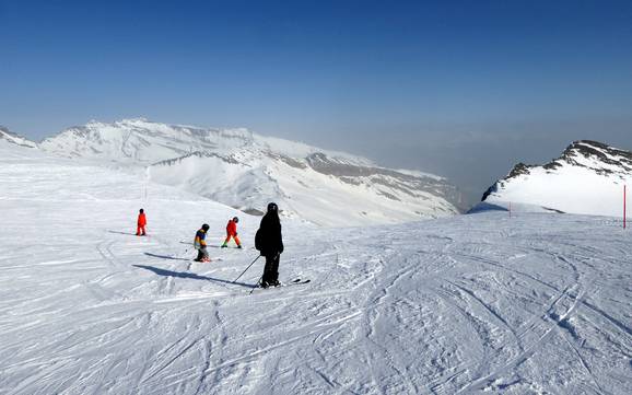 Gletscherskigebiet in der Ostschweiz