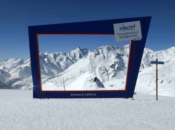 Fotomotiv am Schareck auf 2.600 m mit dem Großglockner