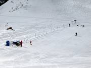 Übungslift der Skischule an der Bergstation