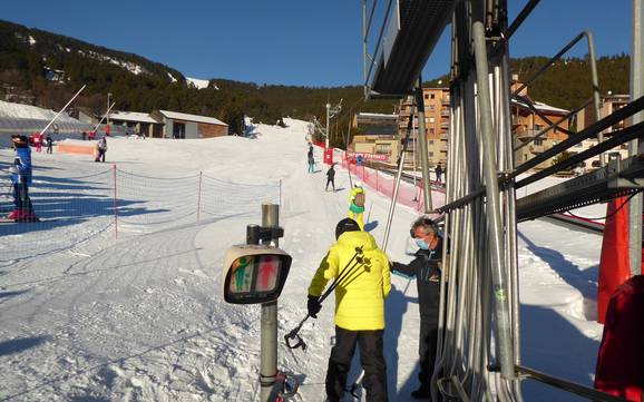 Prades: Freundlichkeit der Skigebiete – Freundlichkeit Les Angles