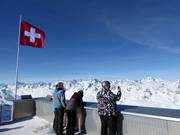 Aussichtsplattform am Gemsstock