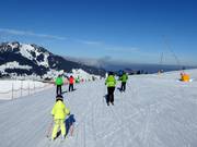 Leichte Damenabfahrt