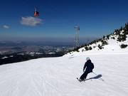 Skigebiet Borovets im Bereich Yastrebets