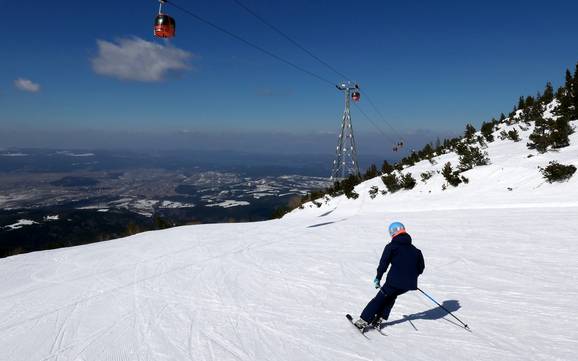 Größter Höhenunterschied in der Oblast Sofia – Skigebiet Borovets