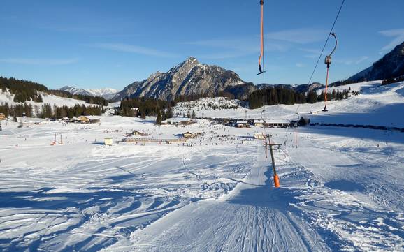 Bestes Skigebiet in den Salzkammergut-Bergen – Testbericht Postalm am Wolfgangsee