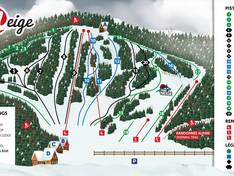 Pistenplan Belle Neige