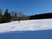 Leichte Piste am Schlepplift