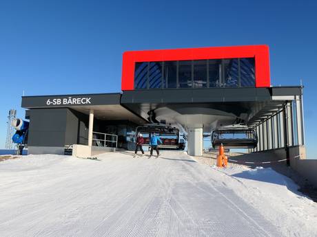 Südbayern: beste Skilifte – Lifte/Seilbahnen Steinplatte Winklmoosalm – Waidring/Reit im Winkl