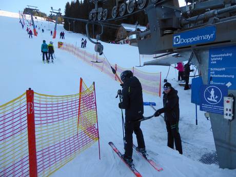 Riesengebirge (Krkonoše/Karkonosze): Freundlichkeit der Skigebiete – Freundlichkeit Pec pod Sněžkou (Petzer)