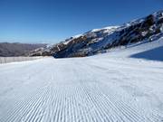 Perfekt Präparierte Piste im Skigebiet Cardrona