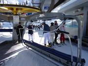 Das Personal ist immer am Einstieg präsent