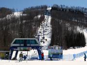 Mont Blanc Lift G - 4er Sesselbahn fix geklemmt