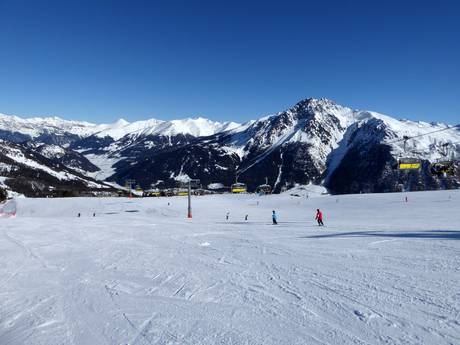Zwei Länder Skiarena: Größe der Skigebiete – Größe Schöneben/Haideralm – Reschen/St. Valentin auf der Haide