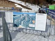 Pistenplan an der Talstation
