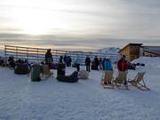 Sonnenuntergang am Gipfel
