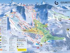 Pistenplan Gourette (Eaux Bonnes)