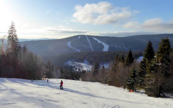 Ferienregion Böhmerwald: Größe der Skigebiete – Größe Hochficht