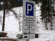 Gebührenpflichtige Tagesparkplätze in St. Anton