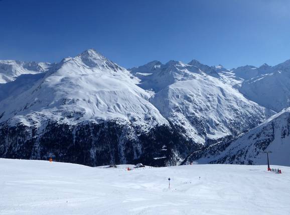 Blick auf die Venter Bergwelt vom Wilden Mannle