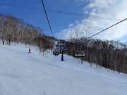 Isola No. 2 Quad - 4er Hochgeschwindigkeits-Sesselbahn (kuppelbar) mit Abdeckhauben