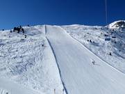 Schwere Piste Les Crêtes in Grimentz