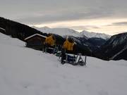 Schneekanonen am Rinerhorn
