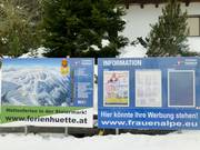 Pistenplan mit weiteren Infos rund um das Skigebiet