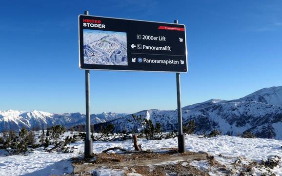 Stodertal: Orientierung in Skigebieten – Orientierung Hinterstoder – Höss
