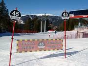 Start einer der steilsten Pisten Italiens