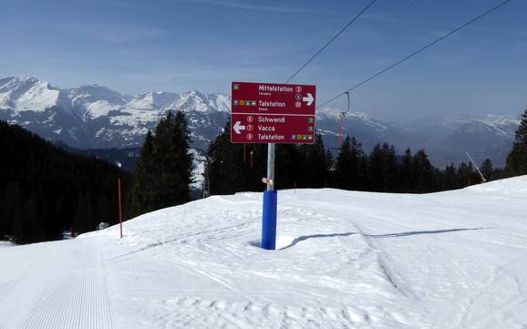 Prättigau: Orientierung in Skigebieten – Orientierung Grüsch Danusa