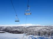 Fjällgårdsbanan - 4er Hochgeschwindigkeits-Sesselbahn (kuppelbar)