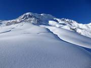 Blick auf die Variantenabfahrt Nidla